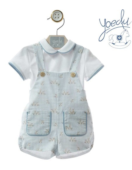 Conjunto peto bebé niño ARCILLA
