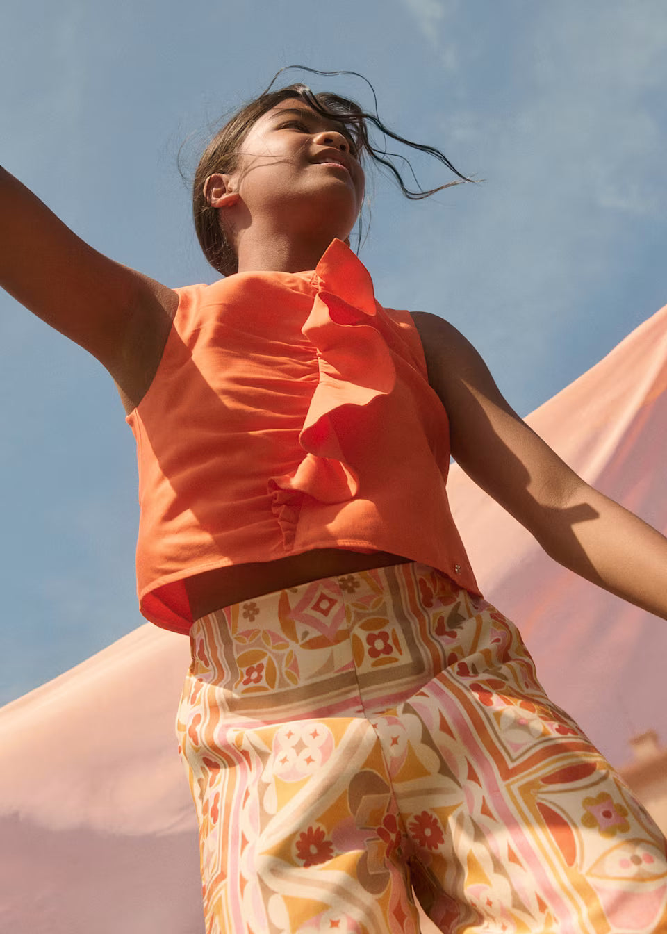 Conjunto Culotte Estampado Niña