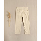 Pantalón niño chino camel